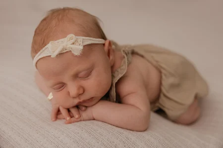 Newborn fotografie Drenthe babay slapend